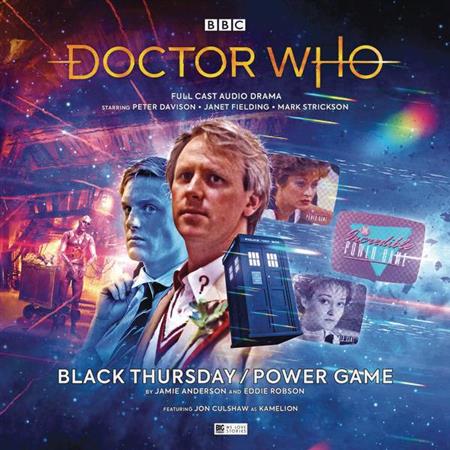 DOCTOR WHO 5TH DOCTOR BLACK THURSDAY POWER GAME AUDIO CD (C: