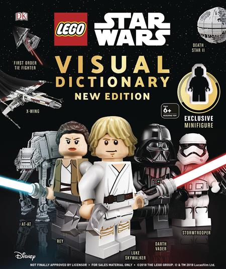 LEGO STAR WARS VISUAL DICTIONARY NEW ED W MINIFIGURE (C: 0-1