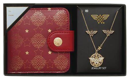 DC WONDER WOMAN JEWELRY SET WITH MIRROR