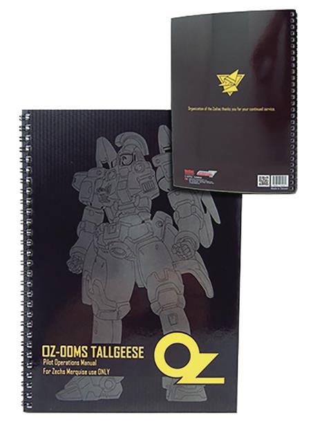 GUNDAM WING OZ TALLGEESE SPIRAL NOTEBOOK (C: 1-1-2)