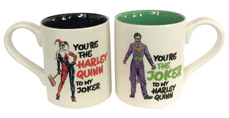 DC HEROES ONIM HARLEY AND JOKER MUG SET (C: 1-1-2)