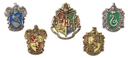 HARRY POTTER HOUSE CREST PINS SET (Net) (C: 1-1-2)