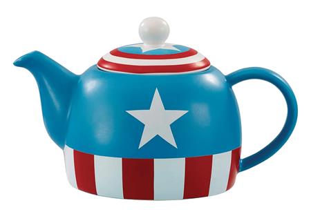 MARVEL I AM CAPTAIN AMERICA TEAPOT (C: 1-1-2)