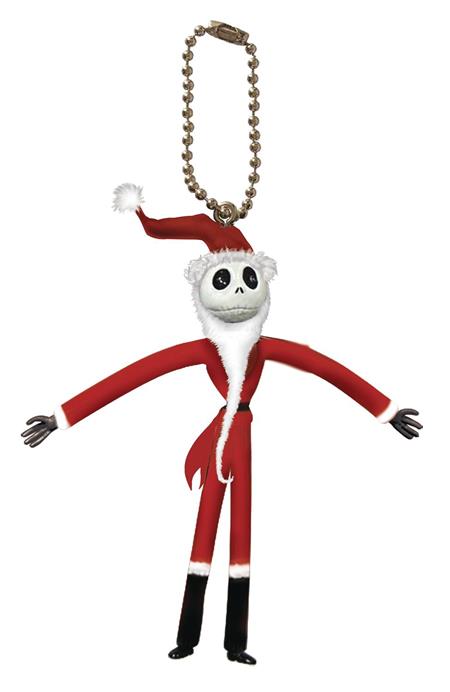 NBX SANTA JACK BENDABLE FIGURE PVC KEYRING (C: 1-1-2)