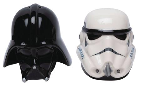 STAR WARS DARTH VADER & STORM TROOPER SALT & PEPPER SHAKERS