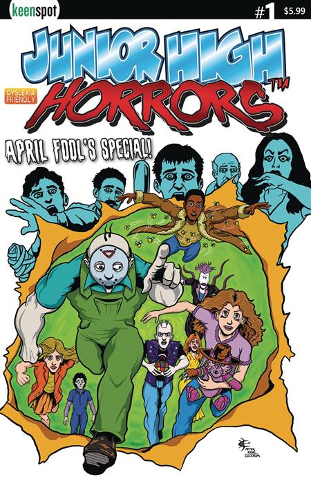 JUNIOR HIGH HORRORS APRIL FOOLS SPECIAL #1 CVR A GS X-MEN PA