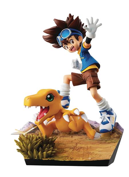 GEM SER DIGIMON ADV TAI & AUGUMON 20TH ANN PVC STATUE (C: 1-