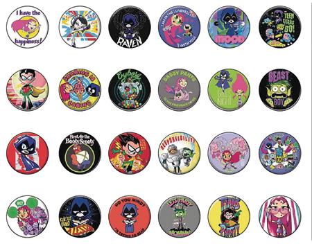 TEEN TITANS PX 144PC BUTTON ASST (C: 1-1-2)