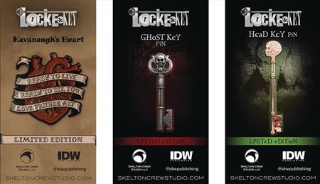 LOCKE & KEY LTD ED ENAMEL PIN 6PC ASST (C: 1-1-1)