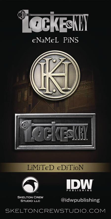 LOCKE & KEY LTD ED ENAMEL PIN 4PC ASST (C: 1-1-1)