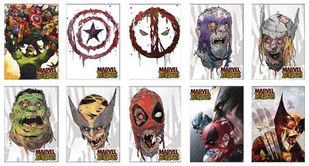 MARVEL COMICS ZOMBIES 48PC MAGNET ASST (C: 1-1-2)