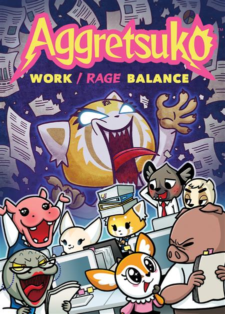 AGGRETSUKO WORK RAGE BALANCE CARD GAME (C: 0-1-2)