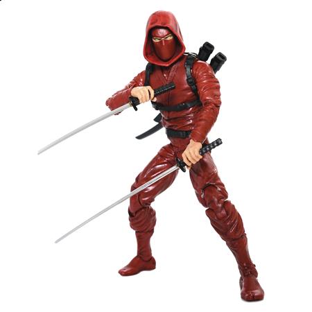 ARTICULATED ICONS CLAN OF THE CRIMSON FURY NINJA 6IN AF (Net
