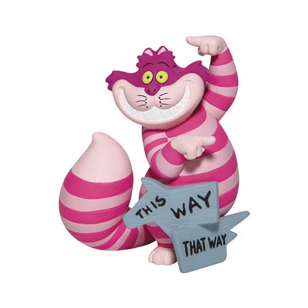 DISNEY MINI CHESHIRE 3.35IN THIS WAY FIGURE (C: 1-1-0)