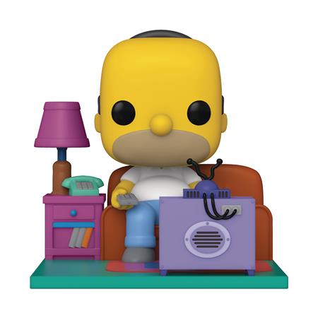 POP DELUXE SIMPSONS HOMER WATCHING TV VIN FIG (C: 1-1-1)