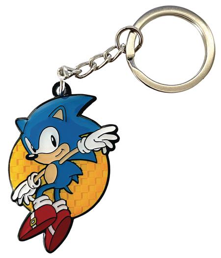 SONIC THE HEDGEHOG LEAPING SONIC KEYCHAIN (C: 1-1-2)