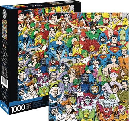 AQUARIUS DC COMICS RETRO CAST 1000PC PUZZLE (C: 1-1-0)