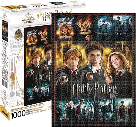 AQUARIUS HARRY POTTER MOVIE POSTERS 1000PC PUZZLE (C: 1-1-0)