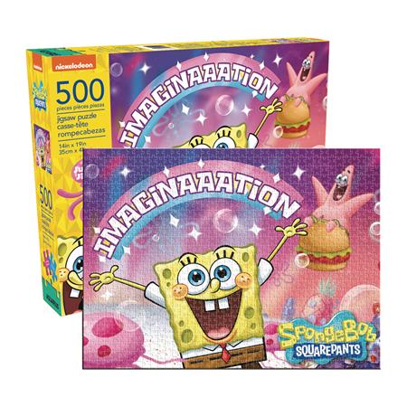 AQUARIUS SPONGEBOB SQUARE PANTS IMAGINATION 500PC PUZZLE (C: