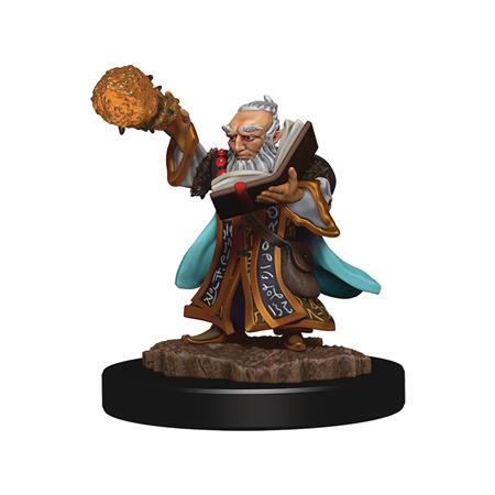 D&D ICONS REALMS PREMIUM FIG GNOME WIZARD MALE (C: 0-1-2)