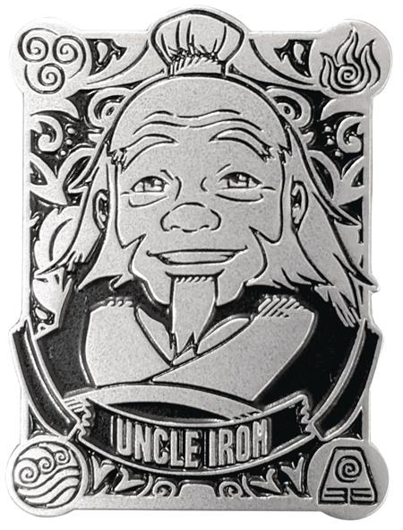 AVATAR THE LAST AVATAR SILVER BADGE IROH PIN (C: 1-1-2)