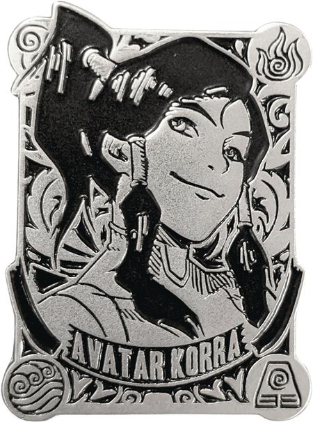 THE LEGEND OF KORRA SILVER BADGE KORRA PIN (C: 1-1-2)