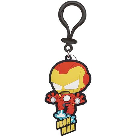 MARVEL HEROES IRON MAN PVC SOFT TOUCH BAG CLIP (C: 1-1-2)