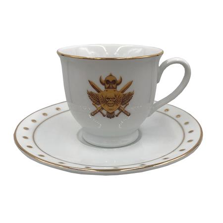 MOTU REVELATION CASTLE GRAYSKULL CREST CUP & SAUCER SET (C: