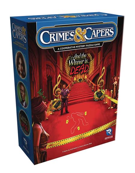 CRIMES & CAPERS WINNER IS DEAD COOP MYSTERY PUZZLE GAME (C: