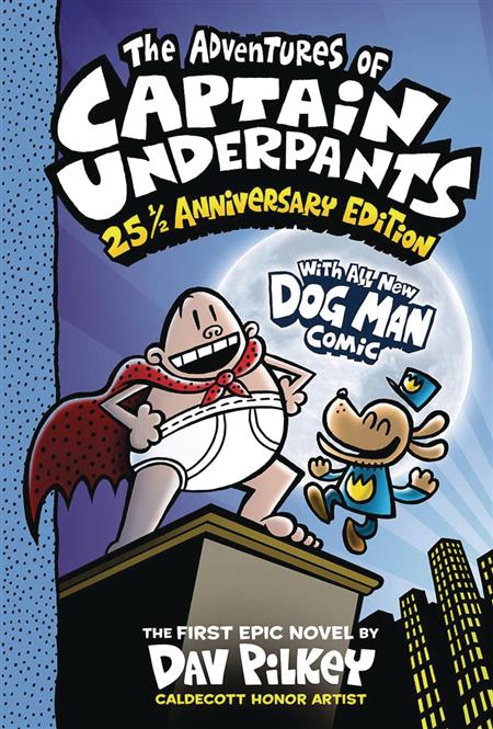 ADV OF CAPT UNDERPANTS W DOG MAN COMIC COLOR ED (C: 0-1-0)