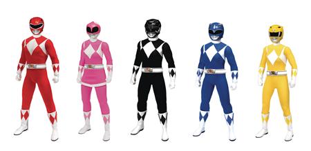 ONE-12 COLLECTIVE MIGHTY MORPHIN POWER RANGERS DLX AF SET (N