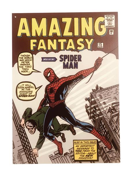 MARVEL AMAZING FANTASY 15 16X12IN METAL SIGN (C: 1-1-2)