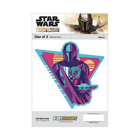 SW MANDALORIAN CLAN OF 2 WINDOW DECAL (C: 1-1-0)