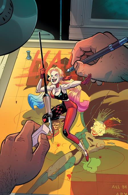 MULTIVERSITY HARLEY SCREWS UP THE DCU #1 (OF 6) CVR C INC 1:25 RILEY ROSSMO CARD STOCK VAR