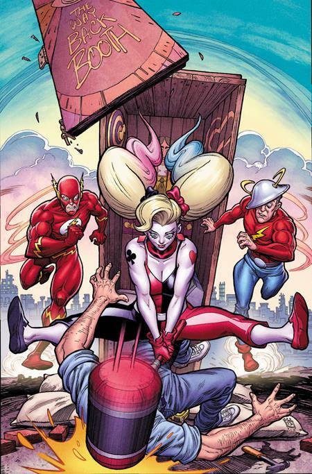 MULTIVERSITY HARLEY SCREWS UP THE DCU #1 (OF 6) CVR D INC 1:50 CHAD HARDIN CARD STOCK VAR