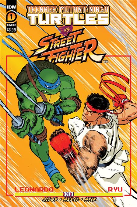 TMNT VS STREET FIGHTER #1 (OF 5) CVR C REILLY