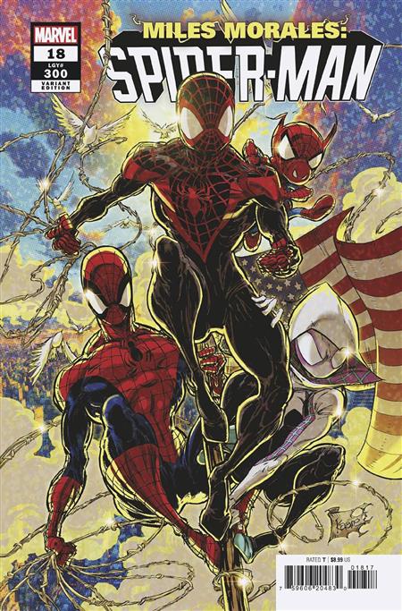 MILES MORALES SPIDER-MAN #18 25 COPY INCV KAARE ANDREWS VAR