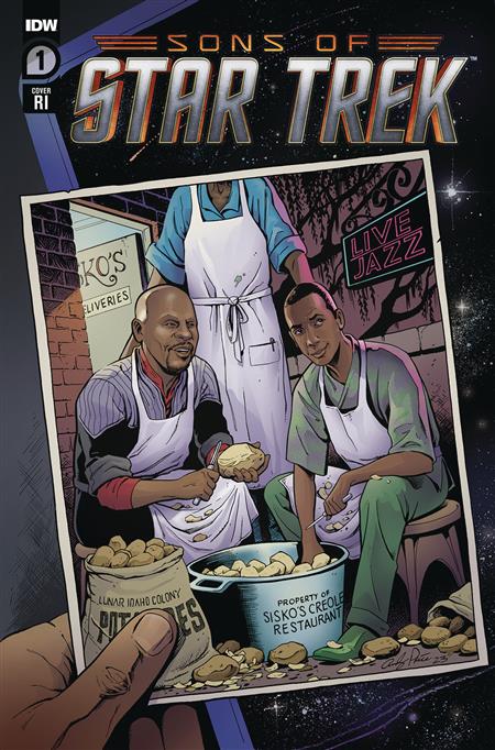STAR TREK SONS OF STAR TREK #1 CVR C 10 COPY PRICE