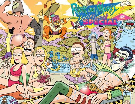 RICK AND MORTY SUPER SPRING BREAK SPECIAL #1 CVR D INC 1:10 MARC ELLERBY WRAPAROUND VAR (MR)