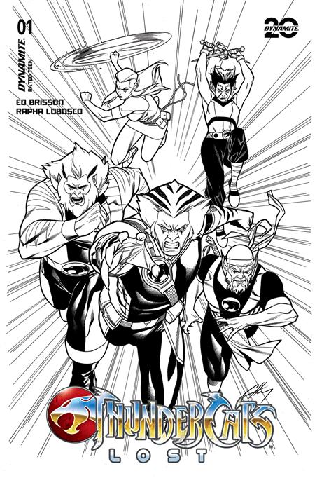 THUNDERCATS LOST #1 CVR L 10 COPY INCV HENRY LINE ART 