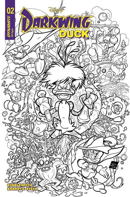 DARKWING DUCK #2 CVR H 10 COPY INCV CANGIALOSI LINE ART 