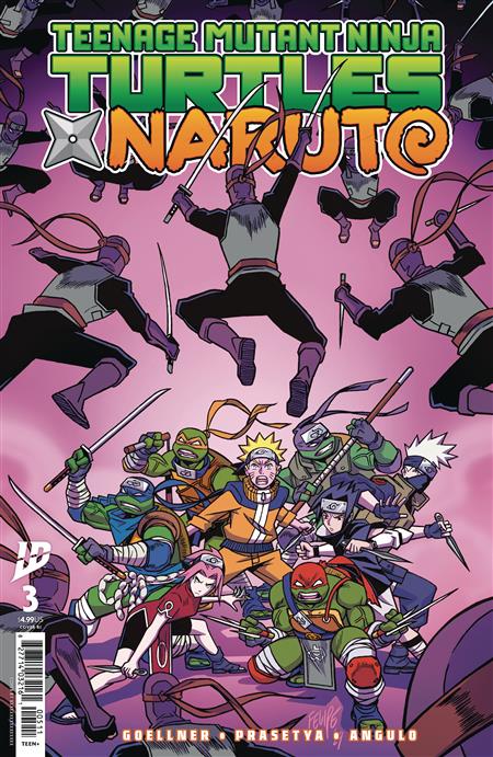 TEENAGE MUTANT NINJA TURTLES X NARUTO #3 25 COPY SMITH