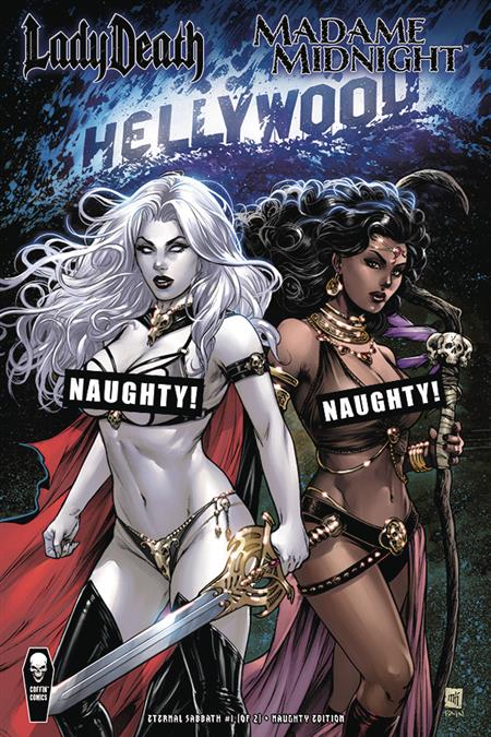 LADY DEATH ETERNAL SABBATH #1 (OF 2) CVR D MIKE KROME NAUGHTY ED  (MR)