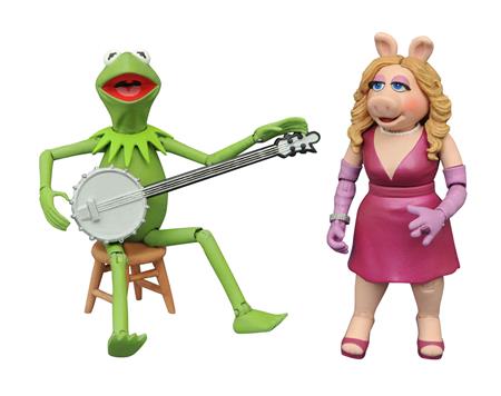 MUPPETS BEST OF SERIES 1 KERMIT & MISS PIGGY AF (Net) 