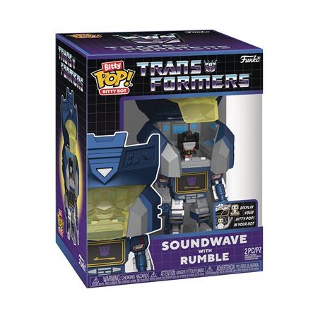 BITTY BOTS TRANSFORMERS SOUNDWAVE FIG 