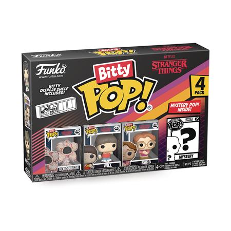 BITTY POP STRANGER THINGS SZN1 DEMOGORGON 4PK FIG 