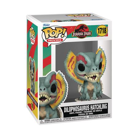 POP MOVIES JURASSIC PARK HATCH DILOPHOSAURUS VIN FIG 