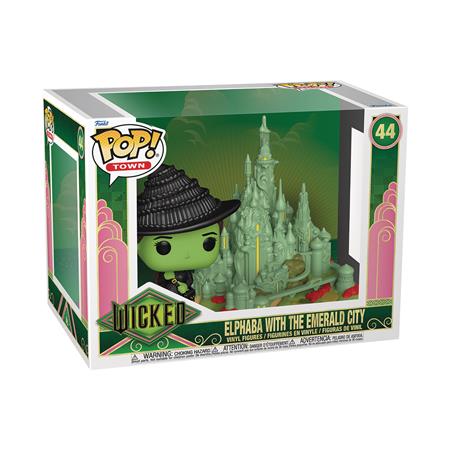 POP TOWN WICKED ELPHABA W/EMERALD CITY FIG 