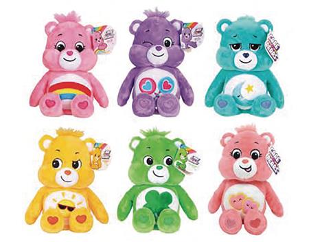 CARE BEARS 9IN BEAN PLUSH 9PC PDQ (Net) 