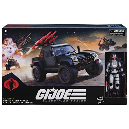 GI JOE CLASSIFIED COBRA NIGHT ATTACK 4WD STINGER VEHICLE (Net)